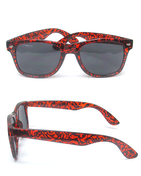 Uv protection solid color sunglasses