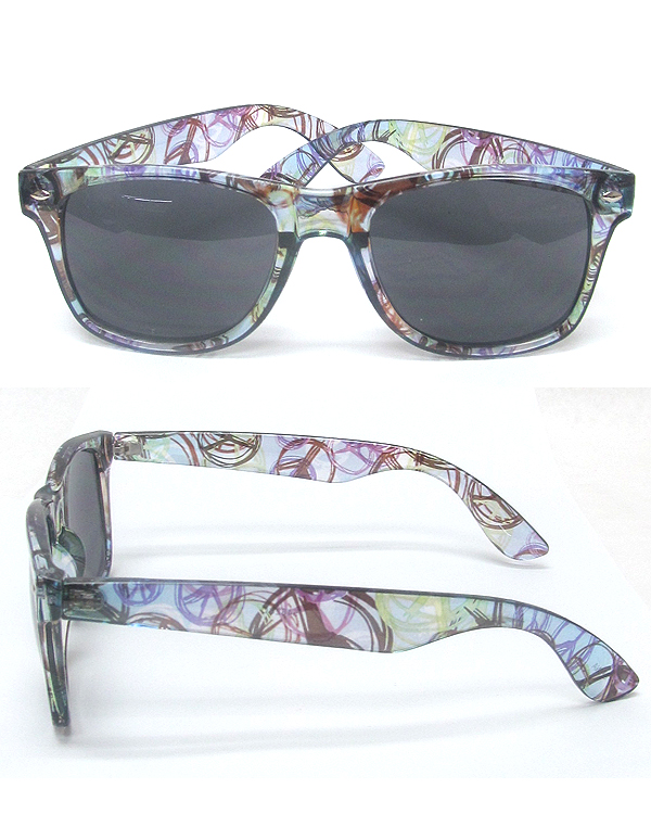 Uv protection solid color sunglasses