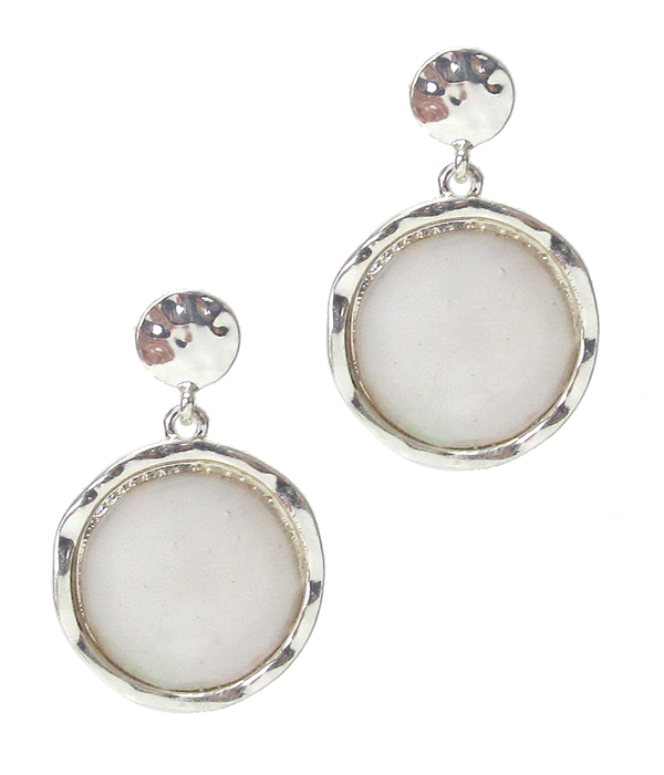 Mop disc earring
