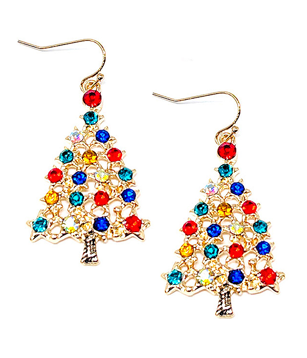 CHRISTMAS THEME EARRING - TREE