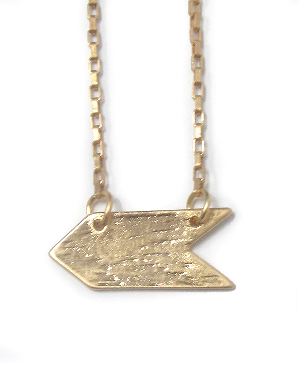 Aztec pattern pendant necklace -western