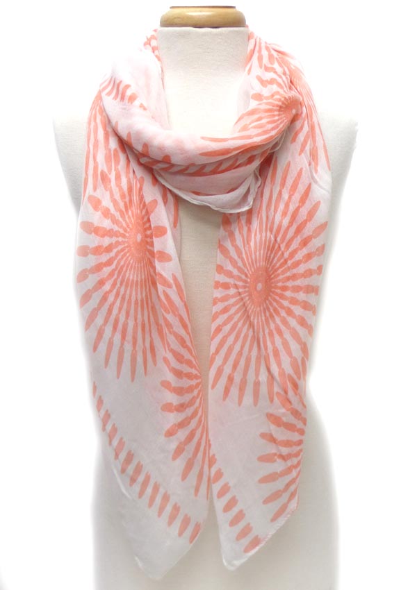 Two color pattern scraf