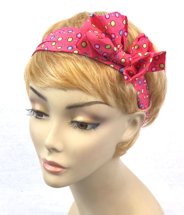 Bubbles with bow hairband stretch