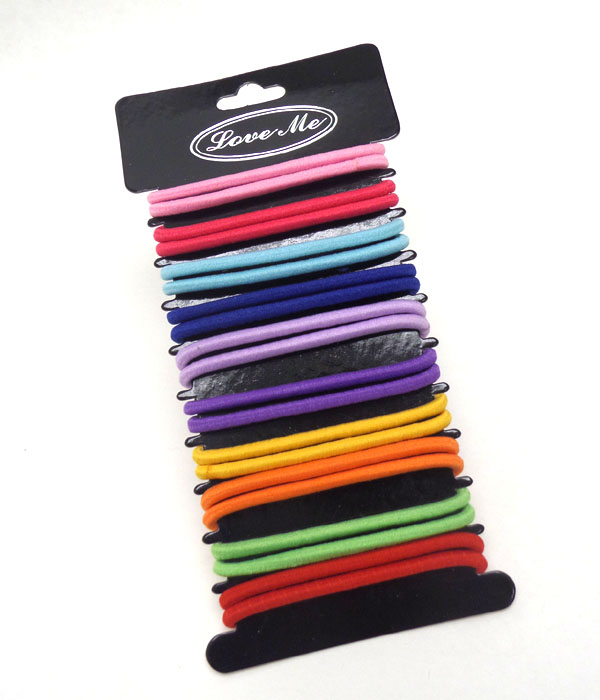 Ponytail holders stretch 10 pair set mens jewelry