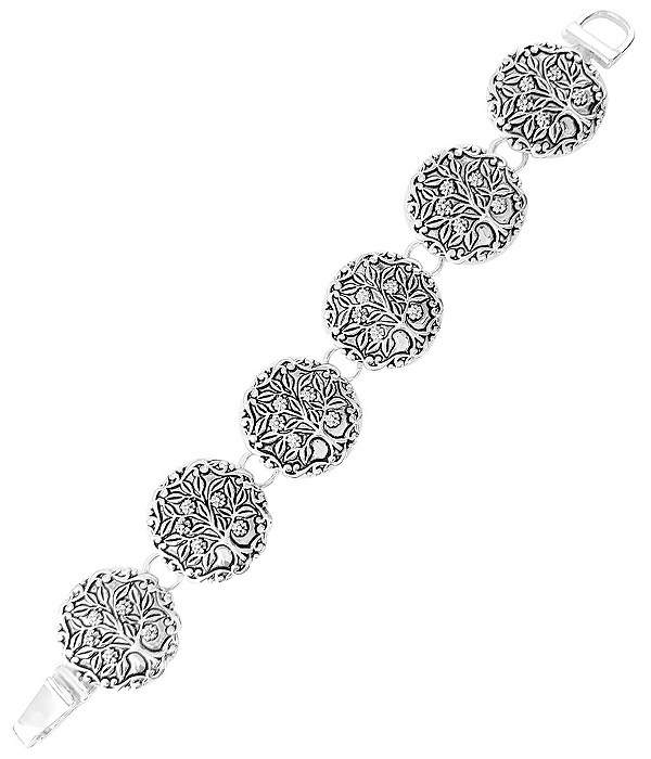 Religious inspiration magnetic bracelet - tree of life