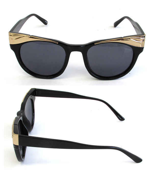 METAL EYEBROW UV PROTECTION SUNGLASSES