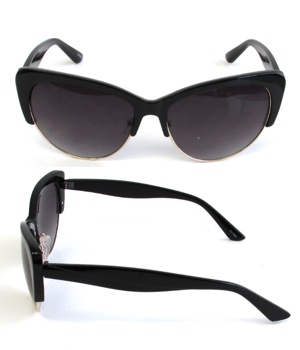 Eyebrow cat eye uv protection sunglasses