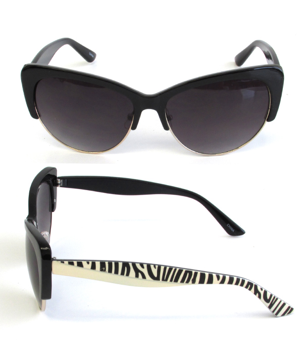 Eyebrow cat eye uv protection sunglasses