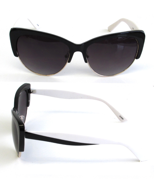Eyebrow cat eye uv protection sunglasses