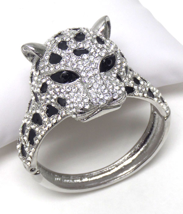 Jaguar epoxy crystal bangle