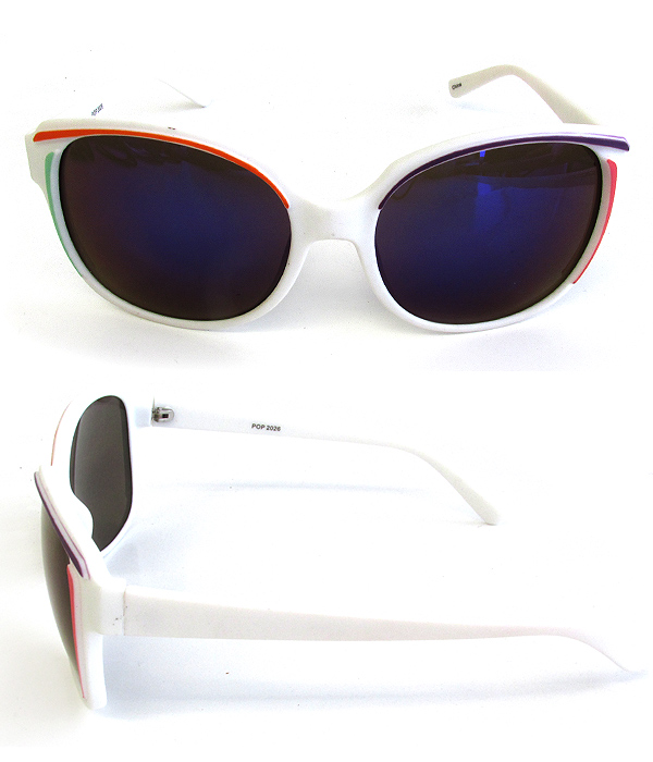 VINTAGE ROUND UV PROTECTION SUNGLASSES