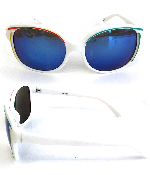 VINTAGE ROUND UV PROTECTION SUNGLASSES