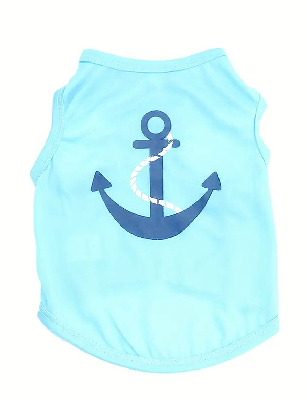 Breathable vest for dog and cat - anchor