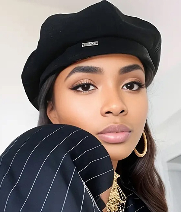 Retro beret hat