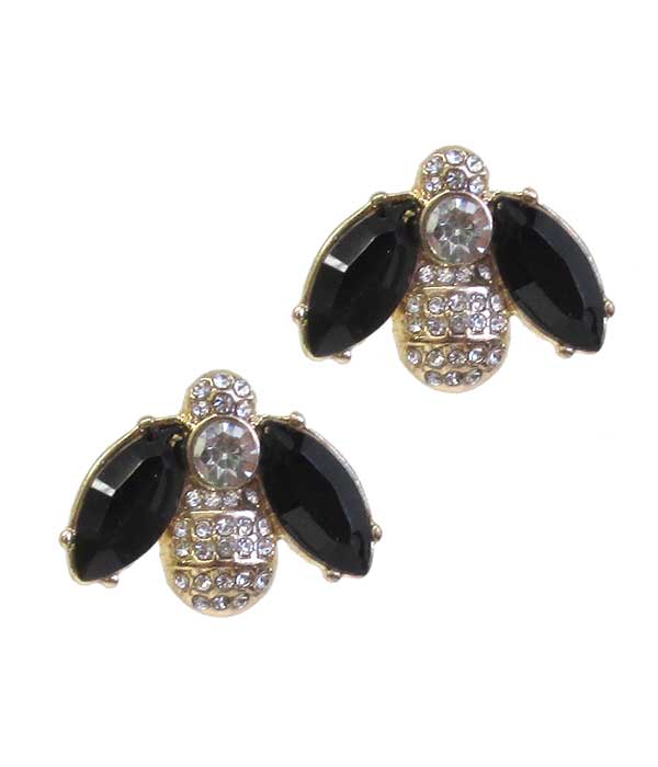 CRYSTAL BEE EARRING