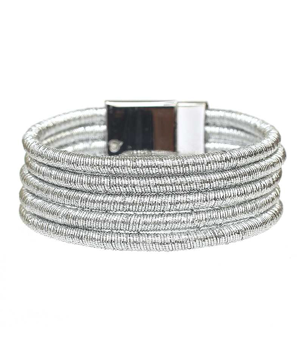 Multi coil magnetic bracelet
