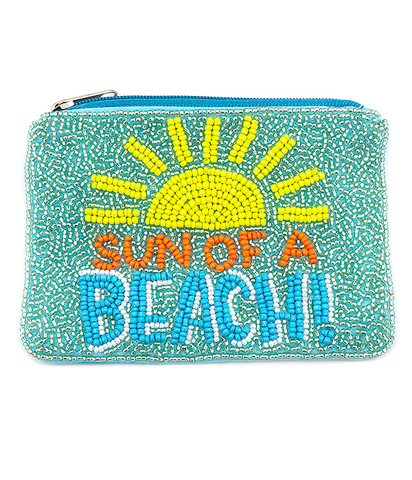 SEALIFE THEME HANDMADE WALLET - SUN OF A BEACH