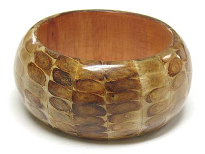 High polishing wooden bangle