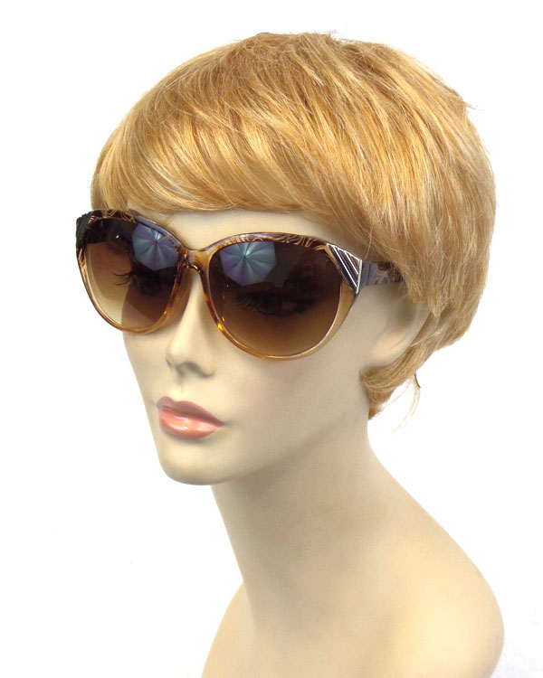 Round acrylic sunglasses-uv protection 