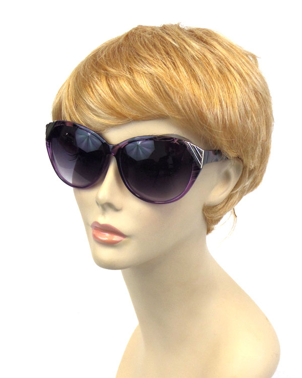 Round acrylic sunglasses-uv protection 