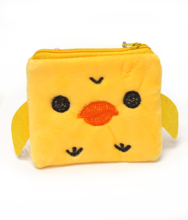 Chicken plush soft coin purse