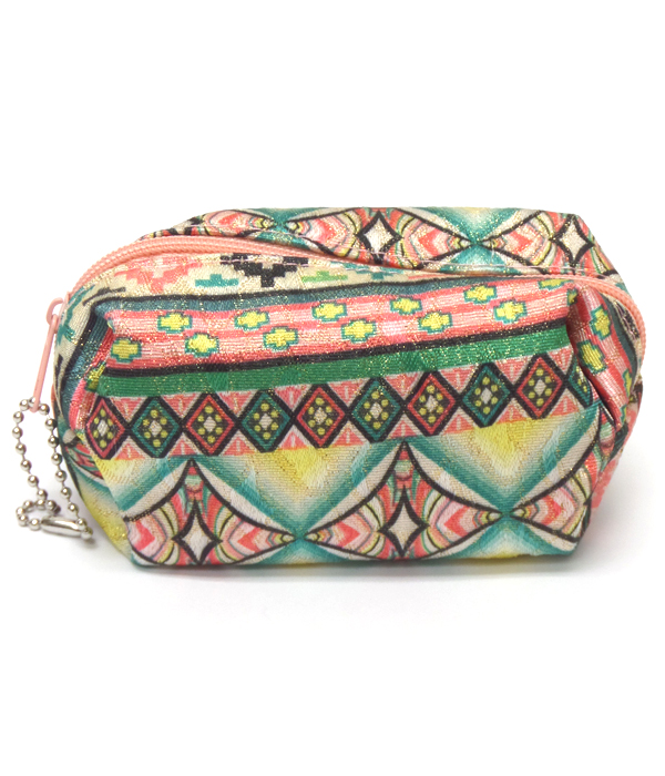 Tribal style design coin purse 