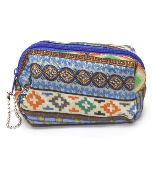 Tribal style design coin purse 