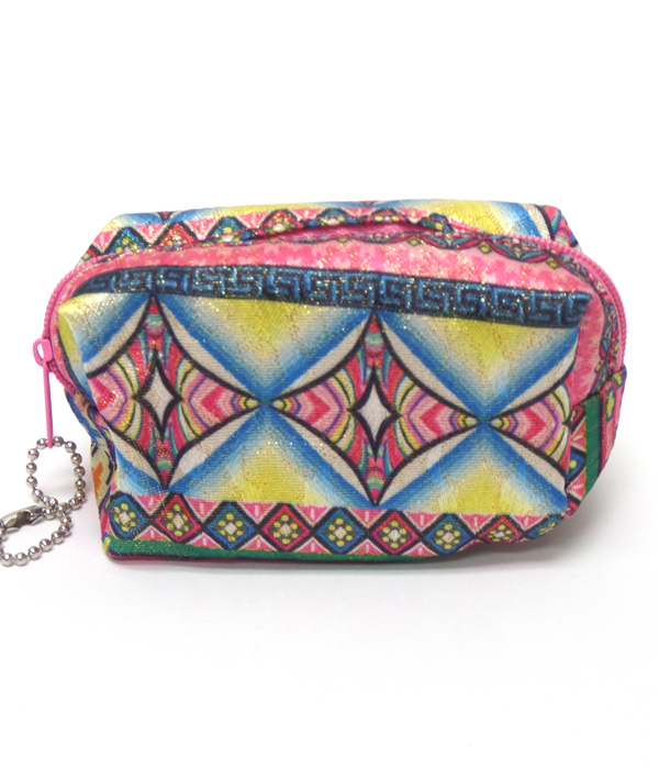 Tribal style design coin purse 