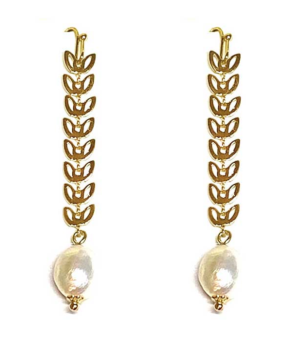 FRESHWATER PEARL DROP EARRING