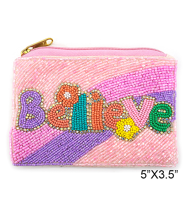Religious theme handmade wallet