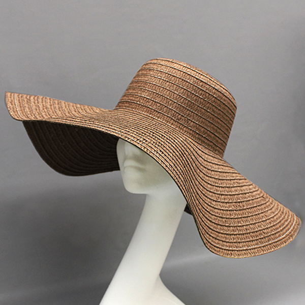 100% paper straw stripes hat