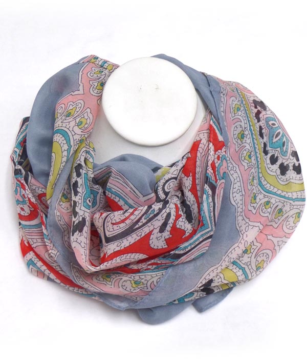 Multi patterns inifinity scarf