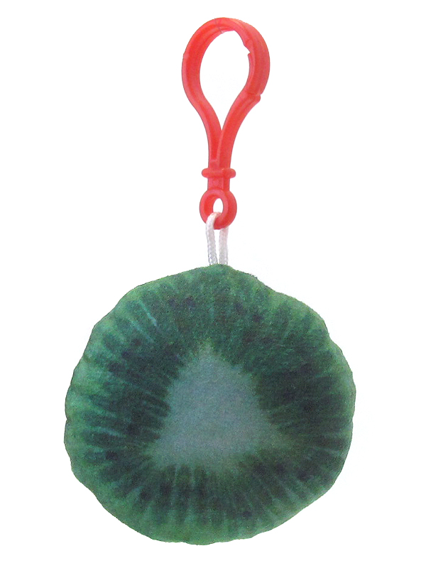 STUFFY PILLOW FRUIT KEY CHAIN - KIWI