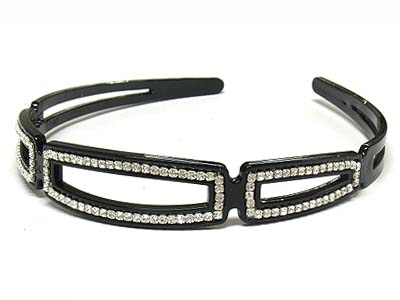 Crystal stone deco acryl head band