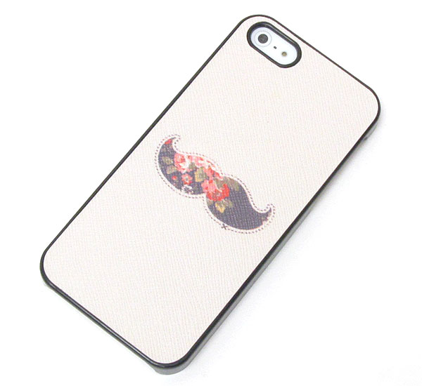 Mustache theme cellphone case -hard case for iphone 5