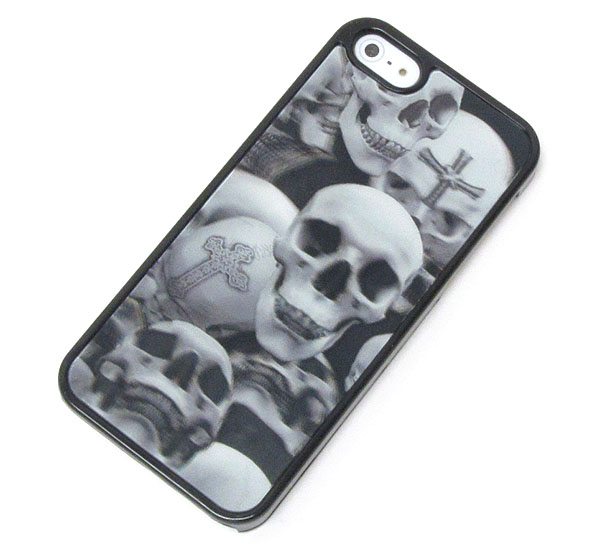 Hologram skull theme cellphone case - hard case for iphone 5