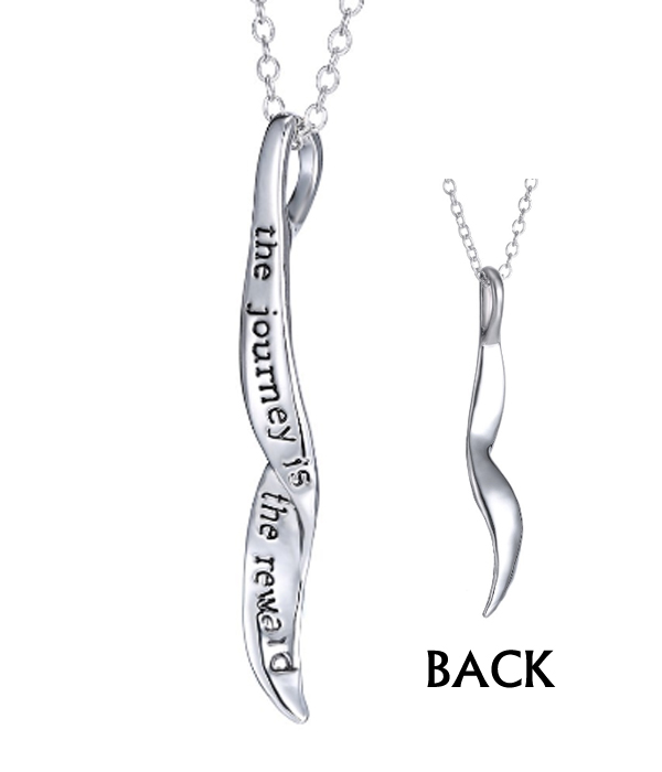 Message pendant necklace