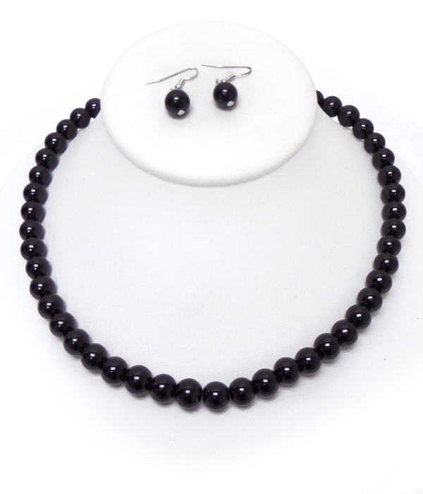 Pearl chainnecklace set 