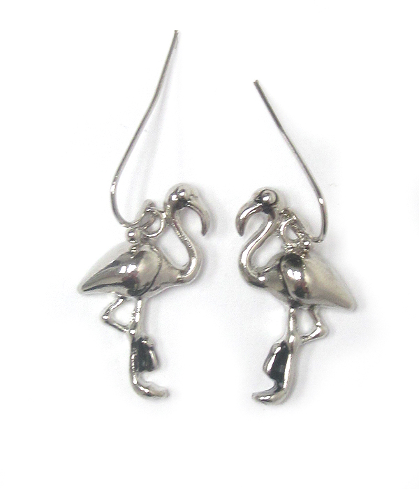 Southern country style flamingo earring