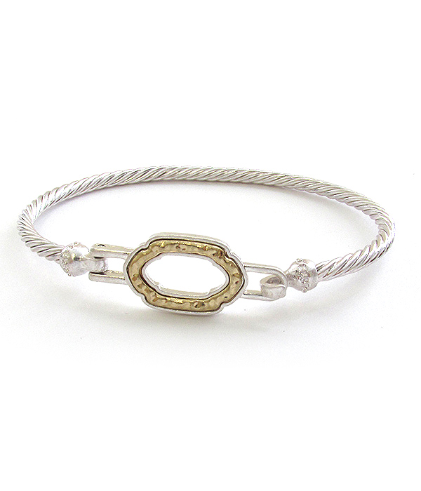 Metal rope bracelet