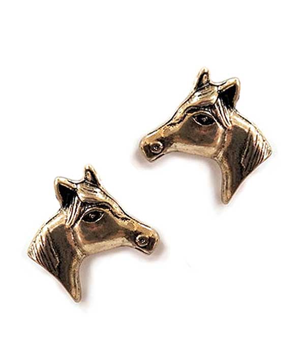 HORSE HEAD EARRING