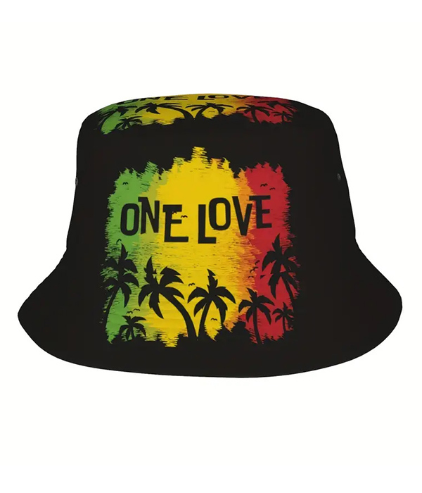 Graffiti bucket hat