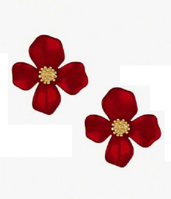 Flower earring