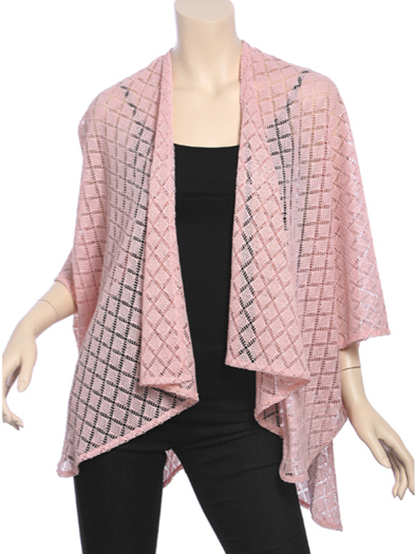 Polyester mesh diamond light weight bolero