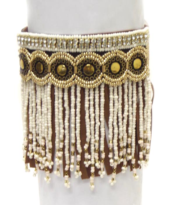 BOHEMIAN STYLE TASSEL DROP ARM WRAP AROUND 