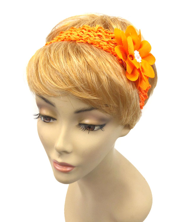 Flower net wide headbang 