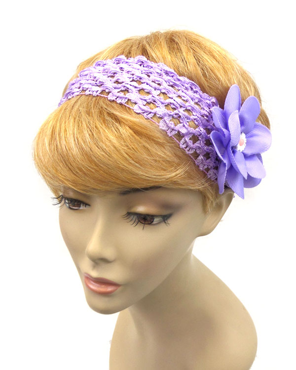 Flower net wide headbang