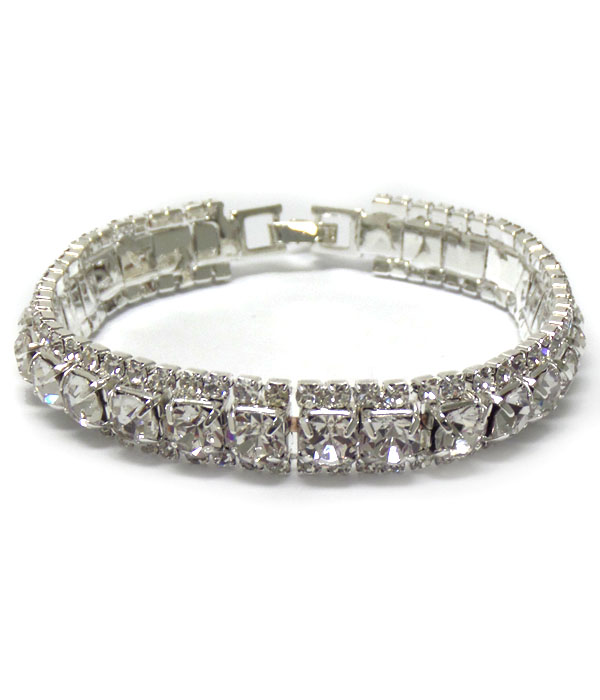 Large crystals bracelet