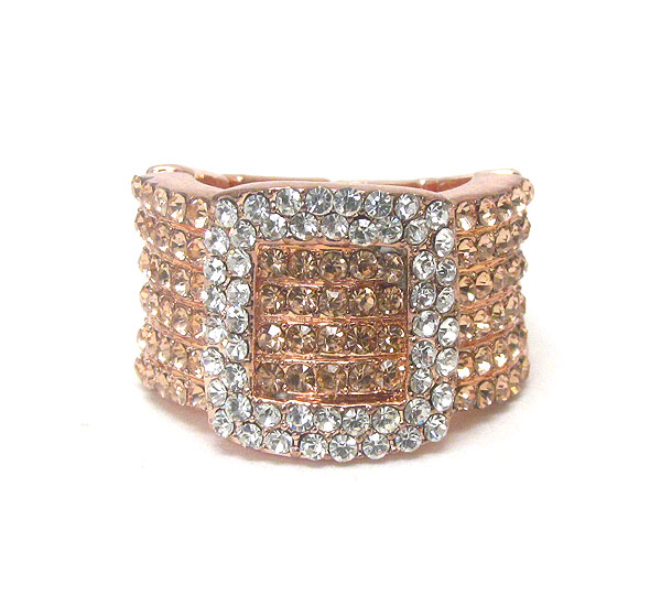 Crystal deco belt stretch ring