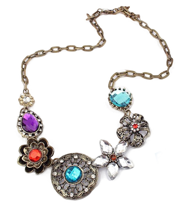 European style retro vintage necklace